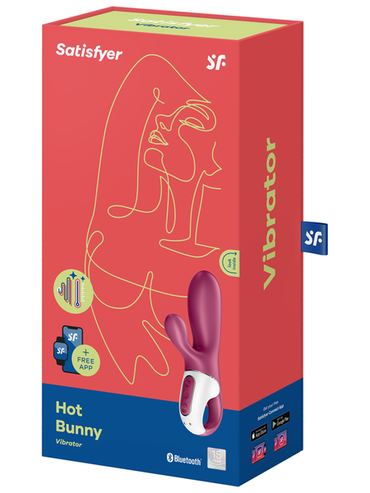 Satisfyer Hot Bunny Connect App Warm Vibration Stimulator - Club X