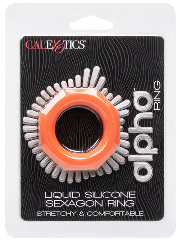 Alpha Liquid Silicone Sexagon Ring - ClubX