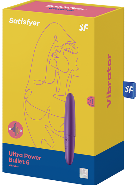 Satisfyer Ultra Power Bullet 6 Vibrator - Violet  - Club X