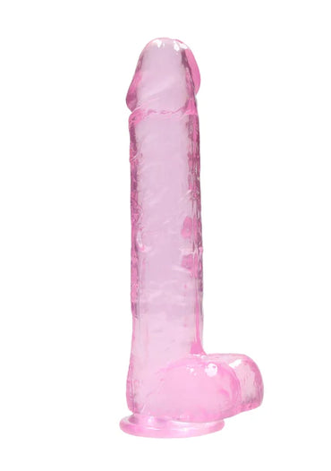 Realrock Realistic Dildo With Balls 10" / 25.4 cm Pink - ClubX