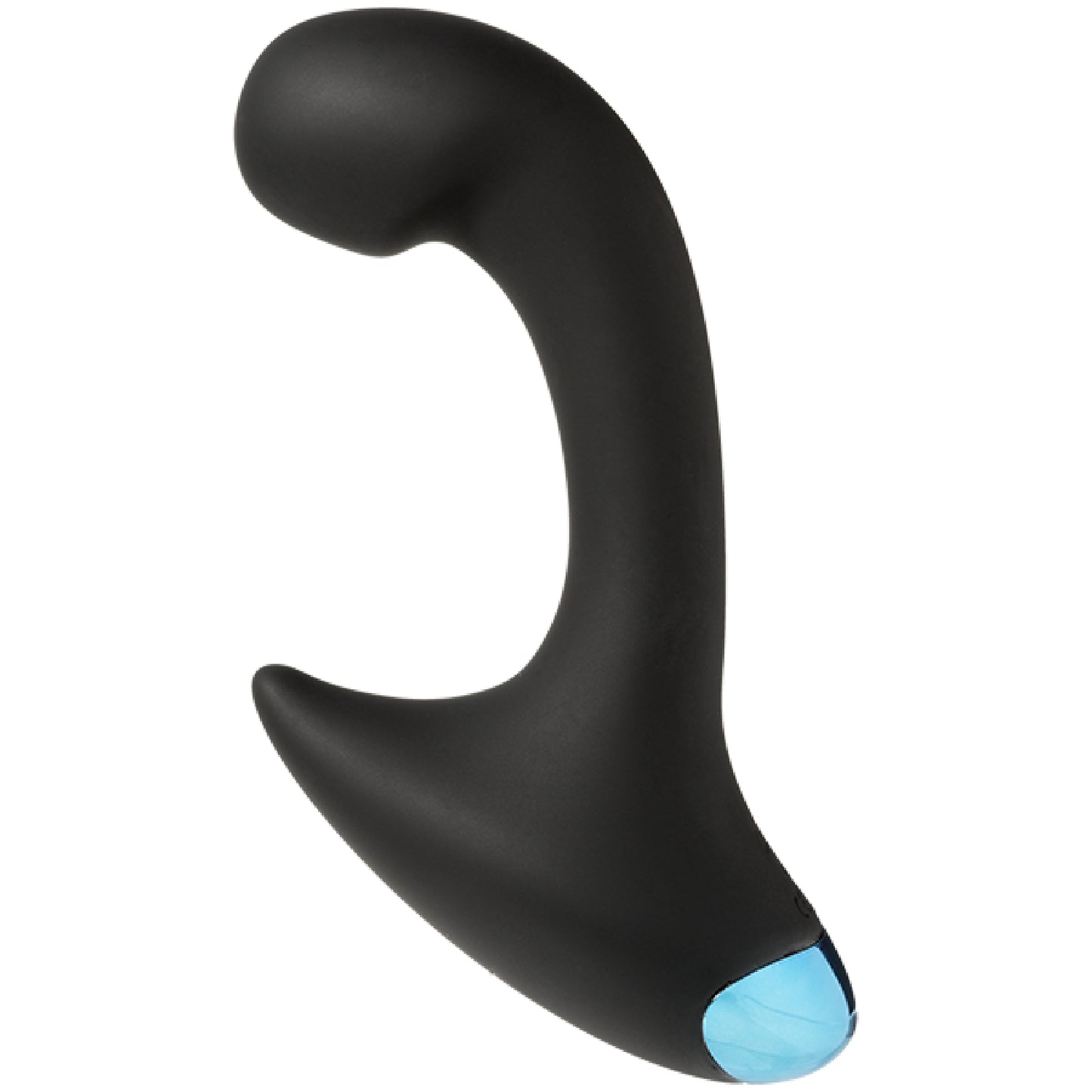 Vibrating P-Curve With Wireless Remote (Black)  - Club X