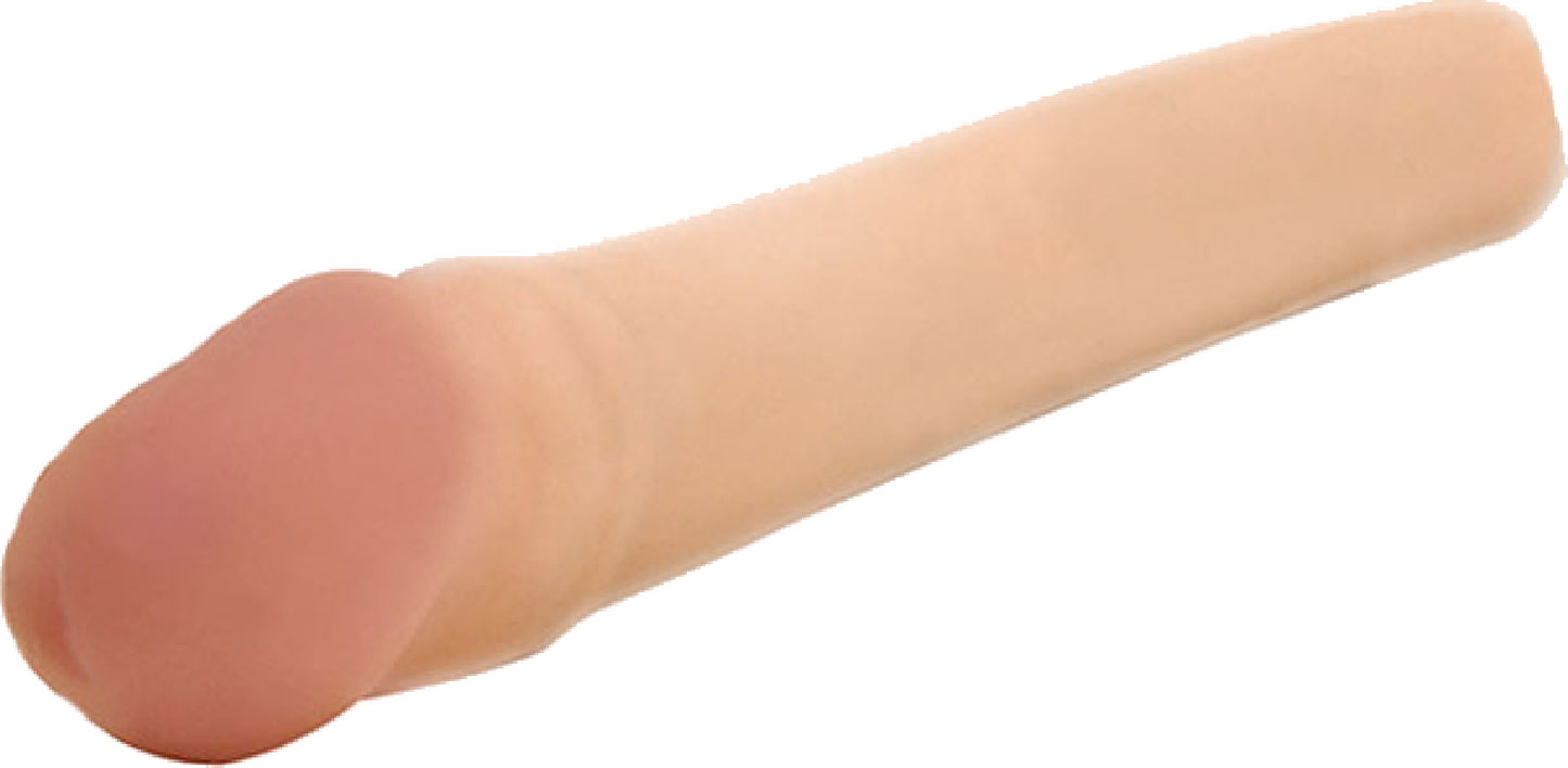 2" Xtra Thick Vibrating Transformer Penis Extension (Flesh) - Club X