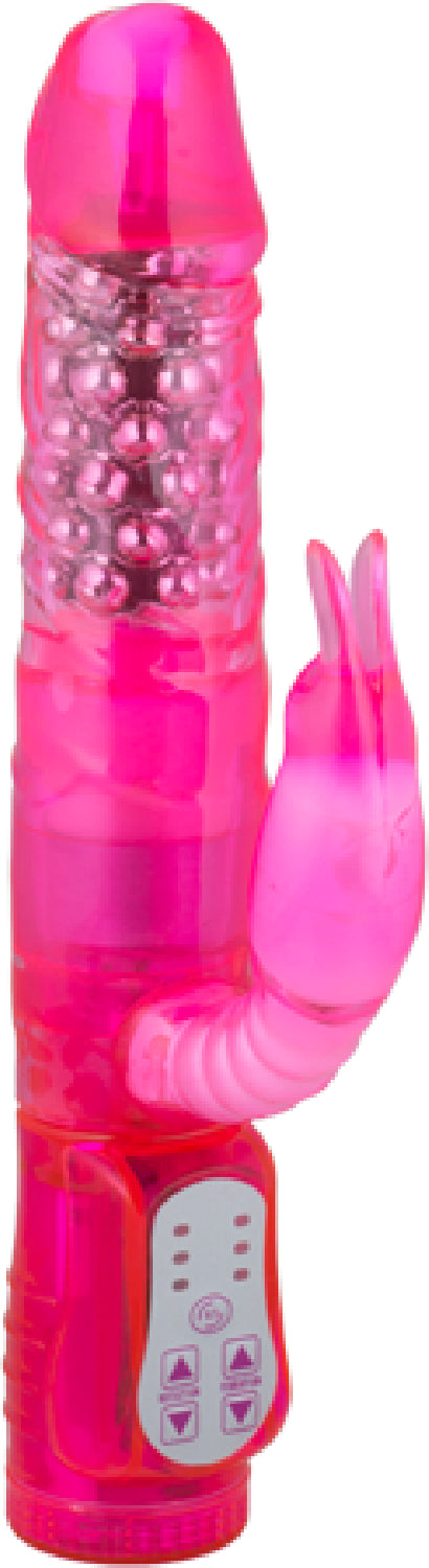 Waterproof multi speed Rabbit Adjusta Clit (Pink) - Club X