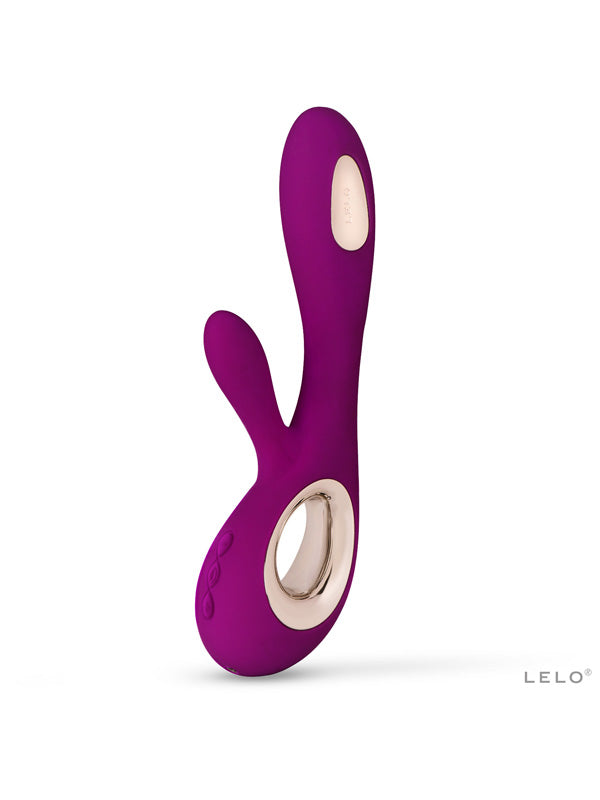 Lelo Soraya Wave Rabbit Vibrator Deep Rose - Club X