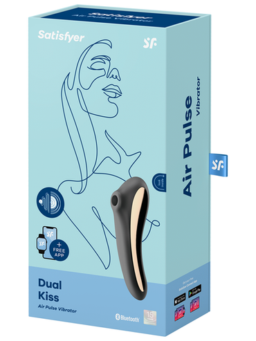 Satisfyer Dual Kiss Black - Club X