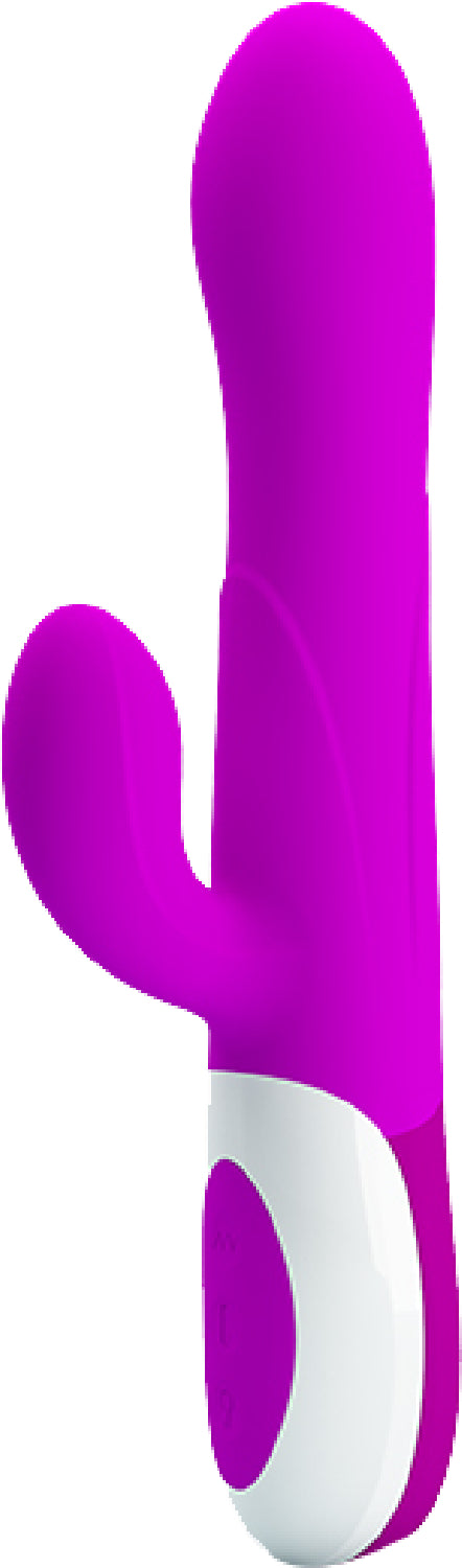 Pretty Love Dempsey Inflatable Rechargeable Rabbit Vibrator(Purple) - Club X