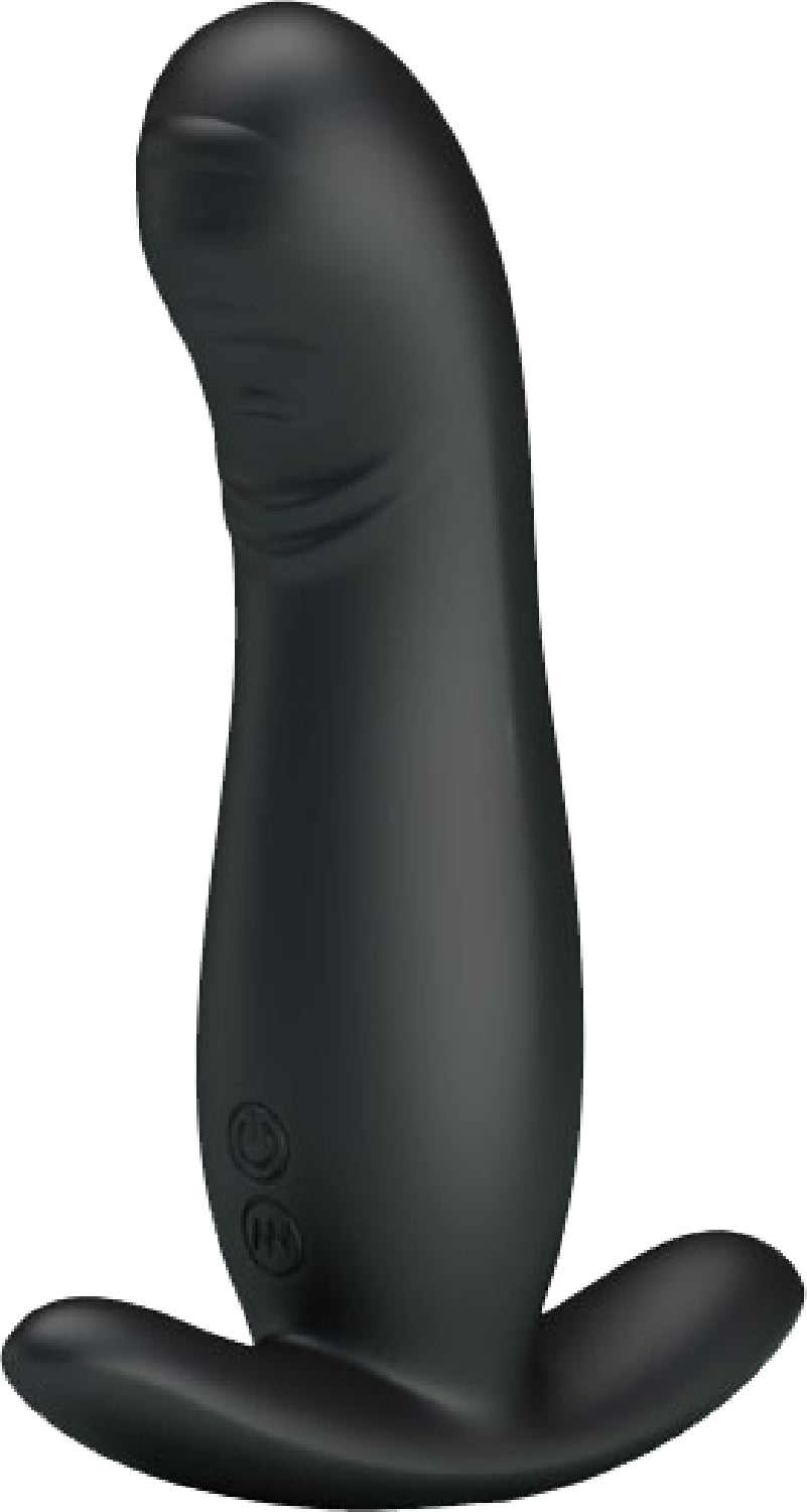 Pretty Love Vibrating Rechargeable Prostate Massager (Black) - Club X