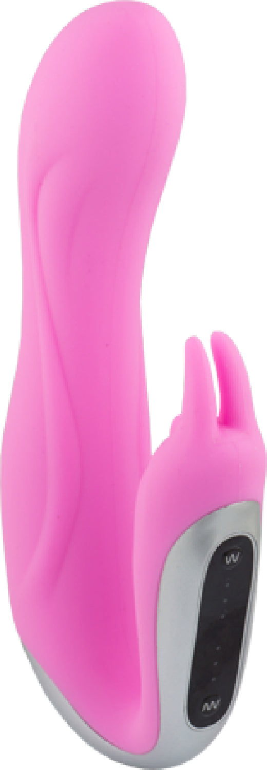 Allure Dual Motor Rabbit G-Spot Clitoral Stimulator Vibrator (Pink)  - Club X