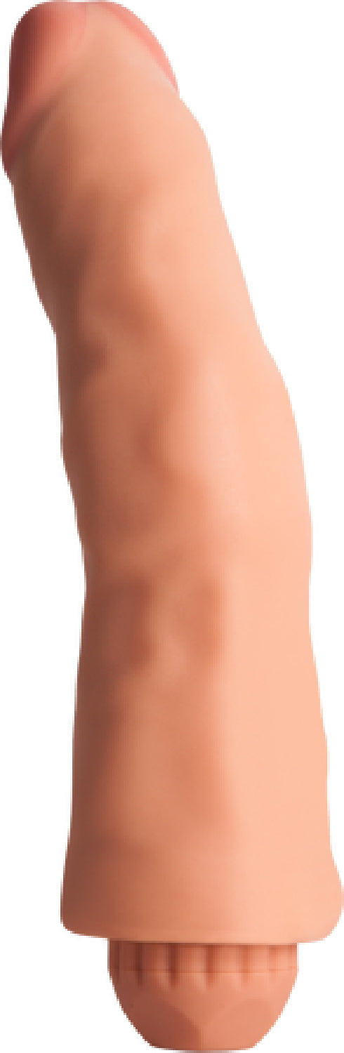 Flexible Vibrating Dong 8" (Flesh) - Club X