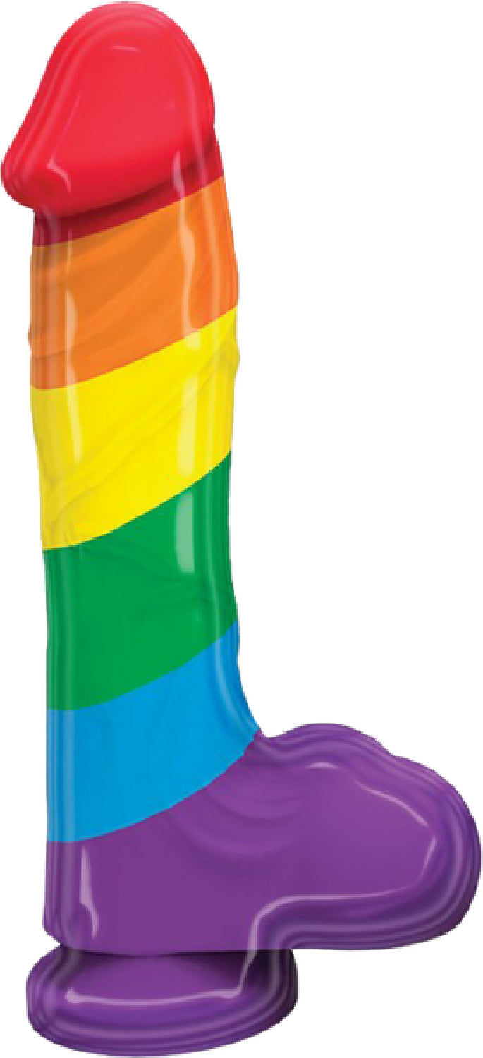 Rainbow Dildo - Pumped - Club X