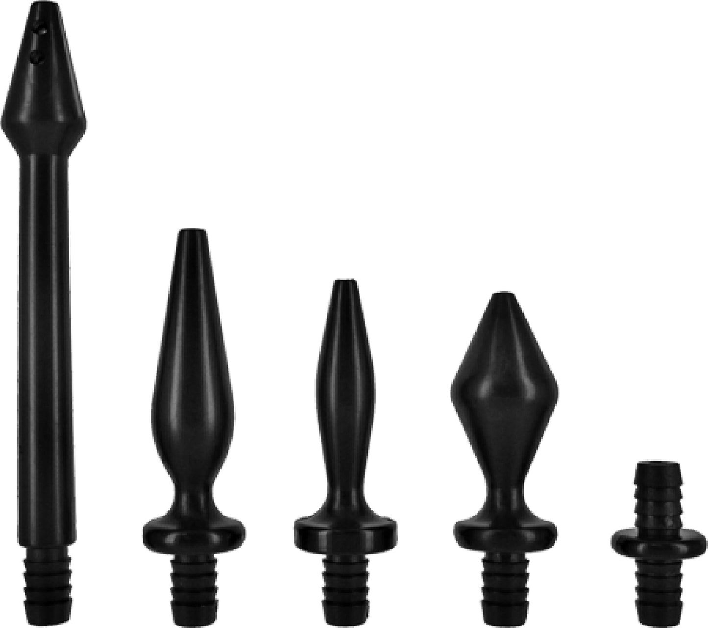 Enema Tip Set (Black) - Club X