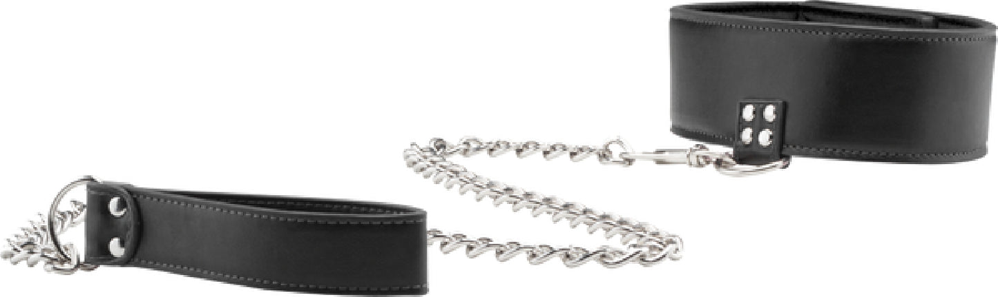 Reversible Collar With Leash - Club X
