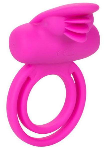 Silicone Rechargeable Dual Clit Flicker (Pink)  - Club X