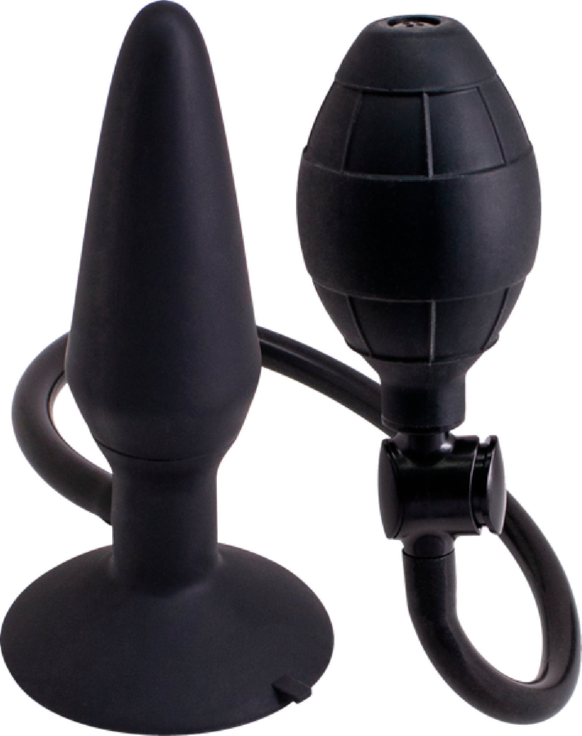 Inflatable Butt Plug- Medium (Black)  - Club X