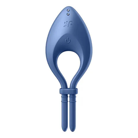 Satisfyer Bullseye Lasso Ring App Control - Blue - Club X