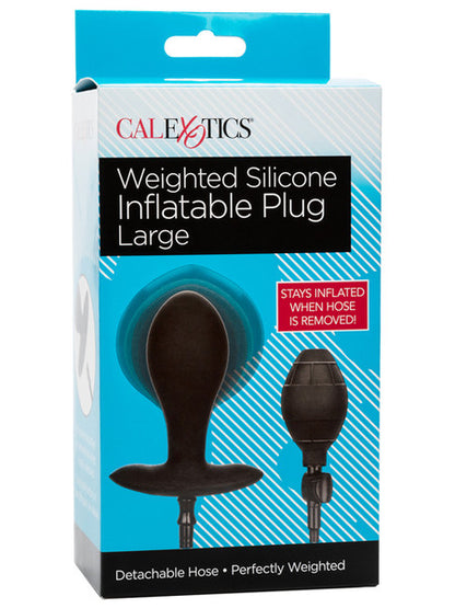 Weighted Silicone Inflatable Plug Large  - Club X