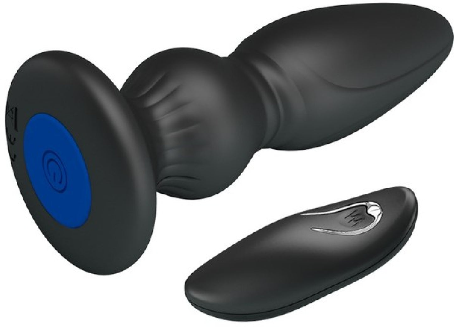 Mr Play Powerful Vibrating Anal Plug (Black) - Club X