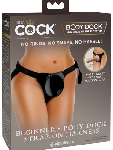 King Cock Elite Beginners Body Dock Strap-On Harness - Club X