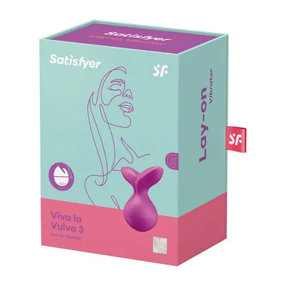 Satisfyer Viva La Vulva 3 Vibrator Stimulator - Mint  - Club X