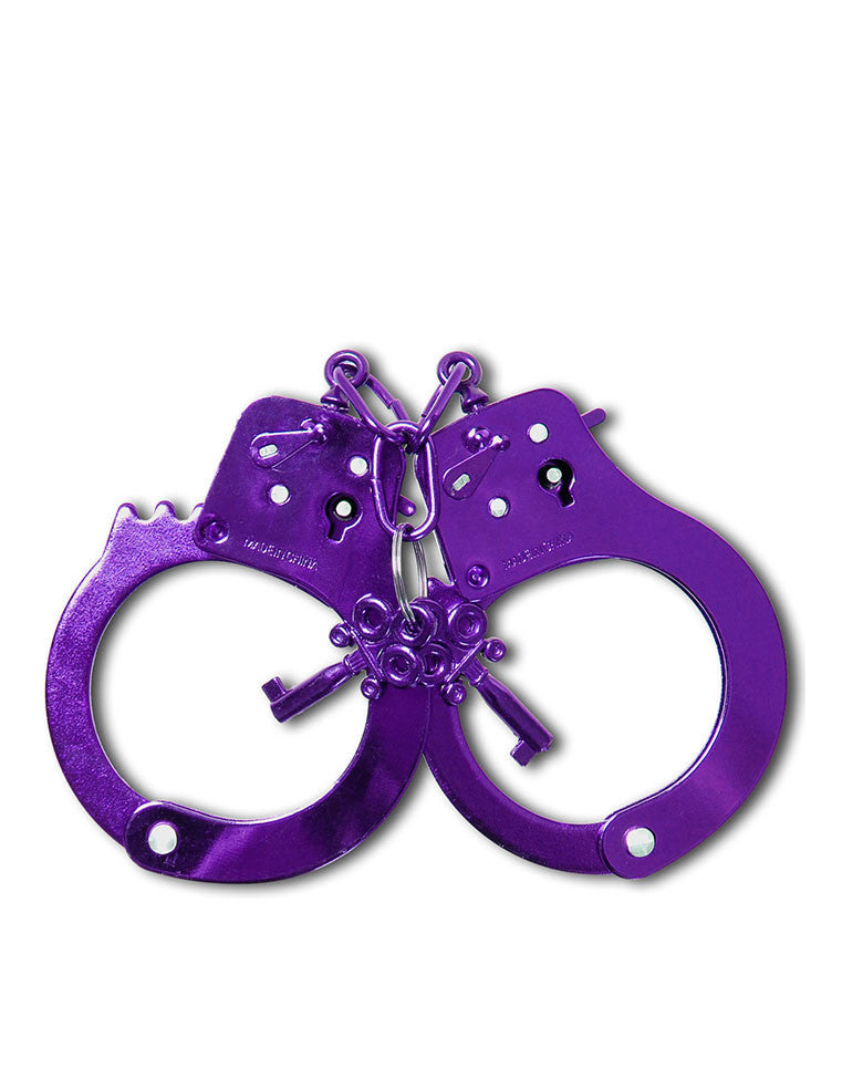 Fetish Fantasy Anodized Cuffs Purple - Club X