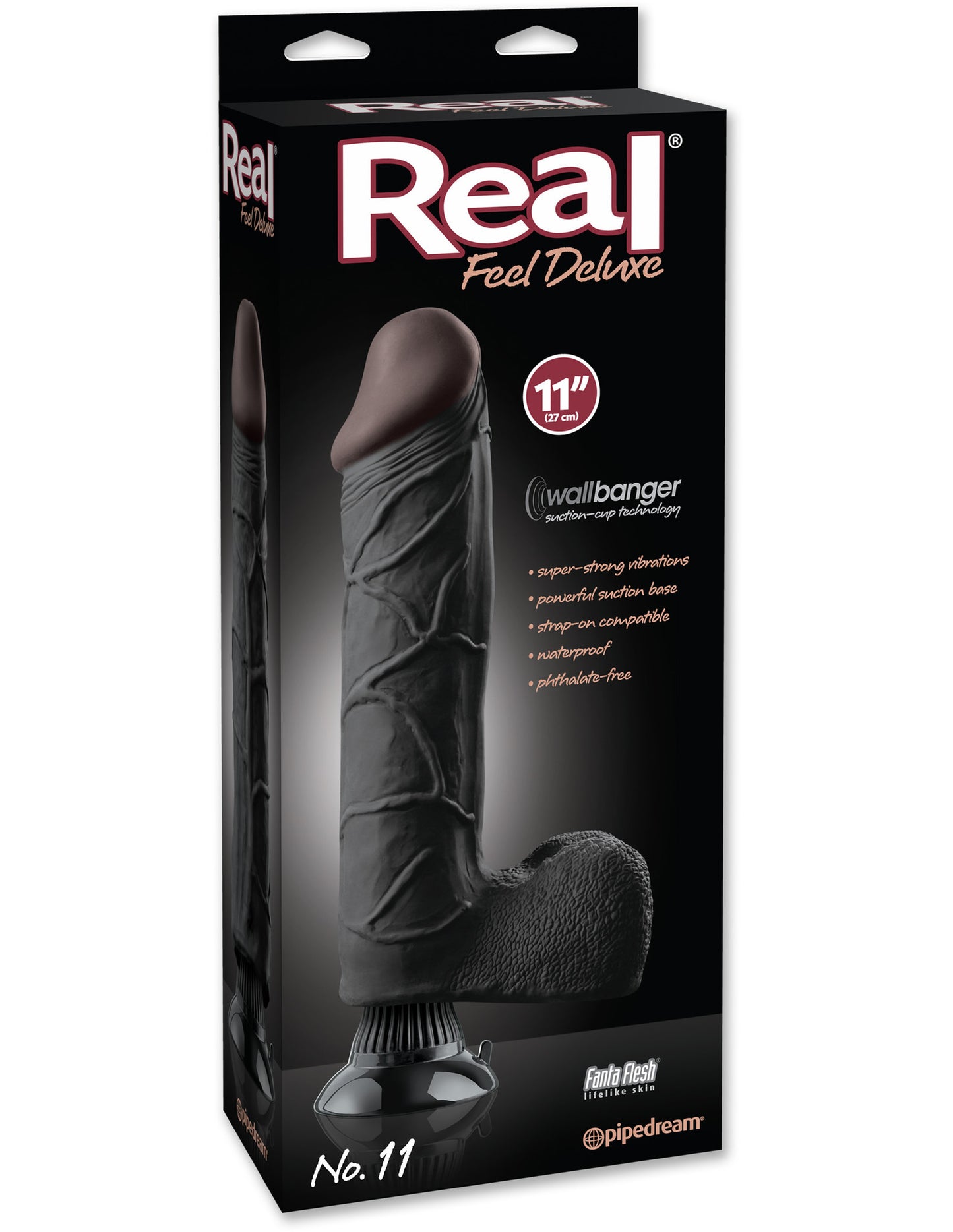 Real Feel Deluxe No. 11 Vibrating 11" Dildo - Club X