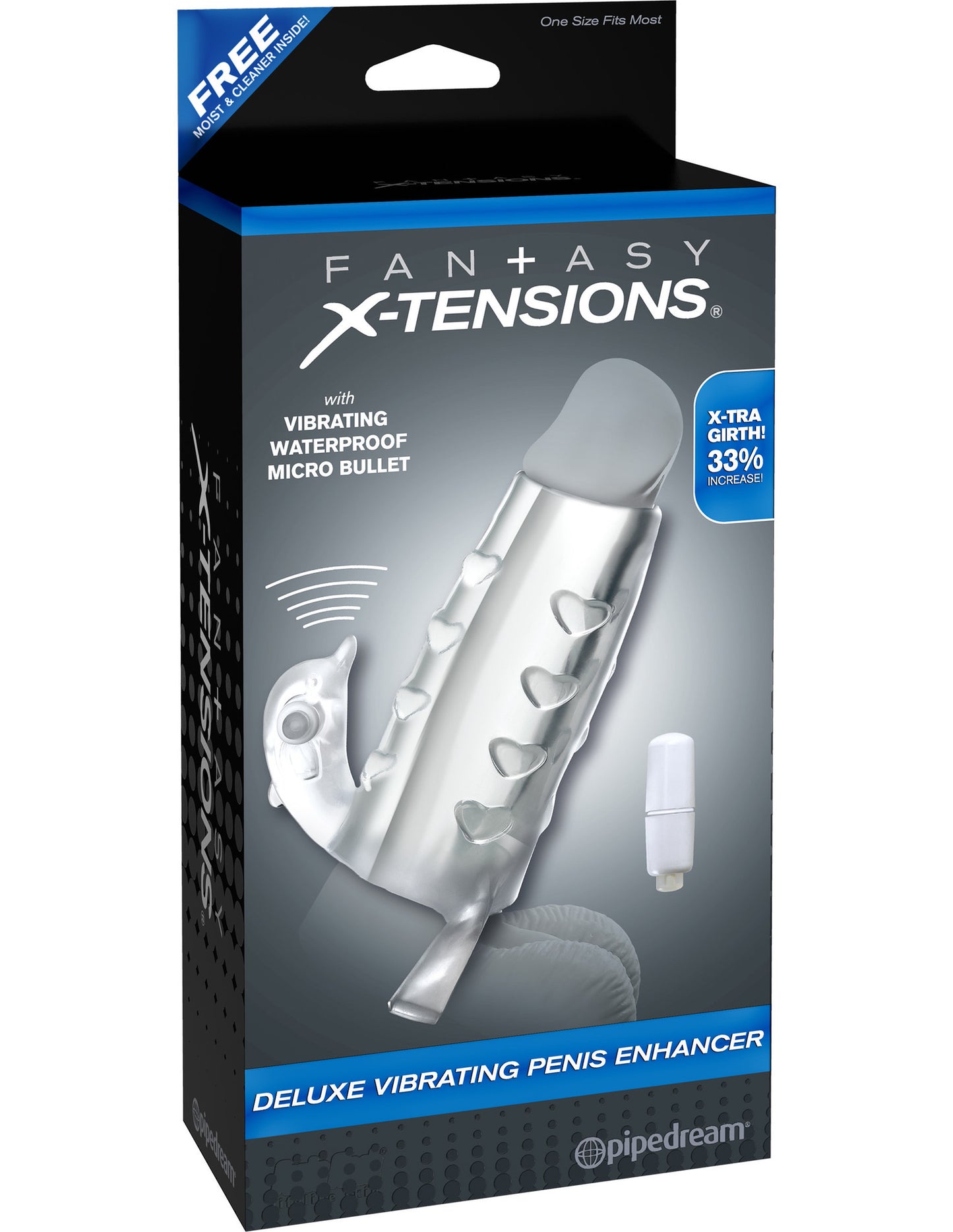Deluxe Vibrating Penis Enhancer - Club X