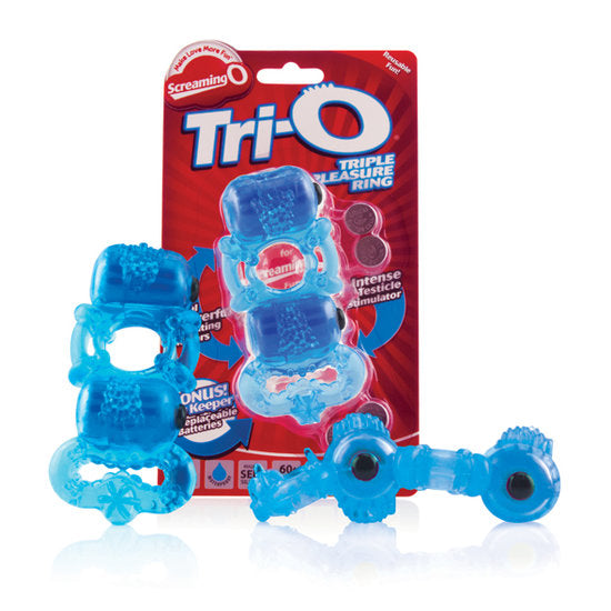 Screaming O Tri O Triple Pleasure Ring For Couples - Club X