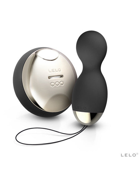 Lelo Hula Beads Vibrator Remote Controlled 8 Stimulation Modes 100% Rechargeable Black - Club X