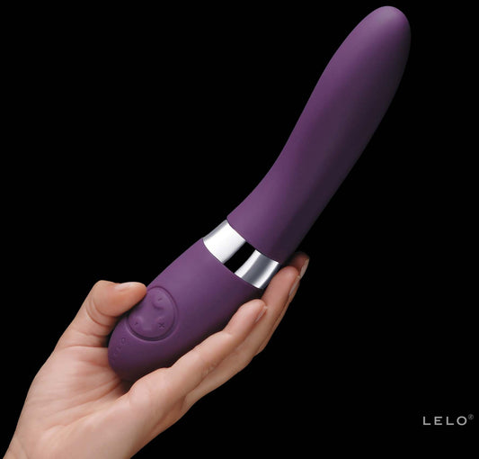 Lelo Elise 2 Powerful Vibrations Vibrator Personal Massager Stronger Stimulation Plum - Club X