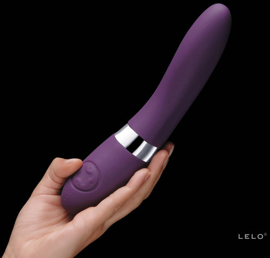Lelo Elise 2 Powerful Vibrations Vibrator Personal Massager Stronger Stimulation - Black - Club X
