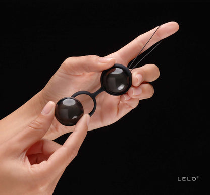 Lelo Luna Beads Noir Vibrator Ultra Safe Silicone Design  - Club X