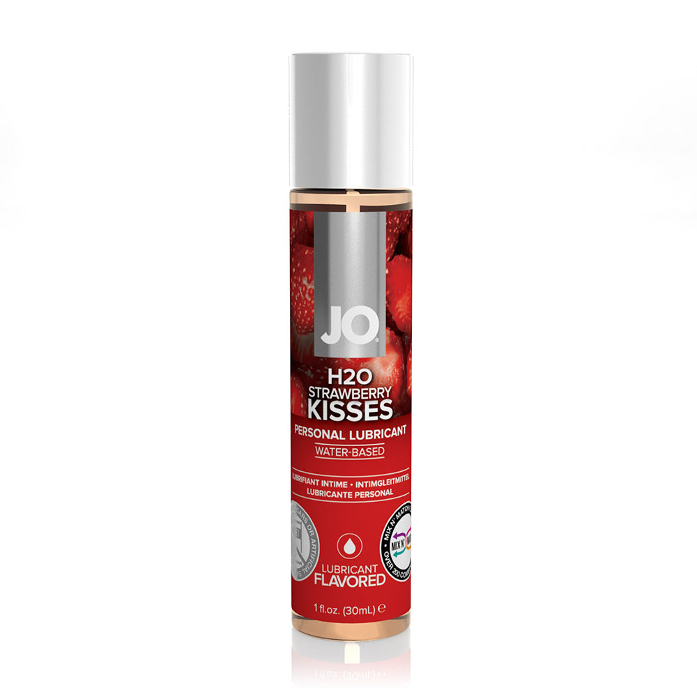 JO H2O Flavoured Lubricant Strawberry Kiss 30ml - Club X