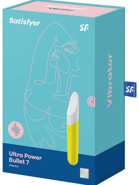 Satisfyer Ultra Power Bullet 7 Powerful Vibrator Stimulation Stimulator - Green - Club X