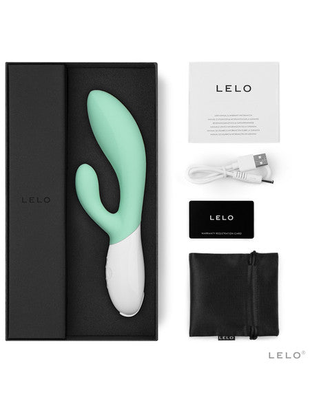 Lelo Ina 3 Seaweed Rabbit Vibrator Smoothest Silicon Dual Action Massager Stimulator  - Club X