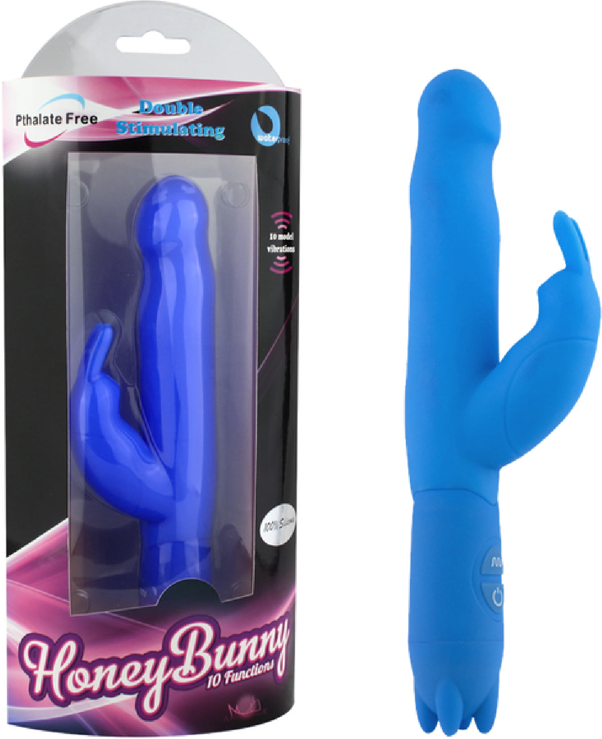 Honey Bunny 10 Function Double Stimulating Rabbit Vibe - Club X