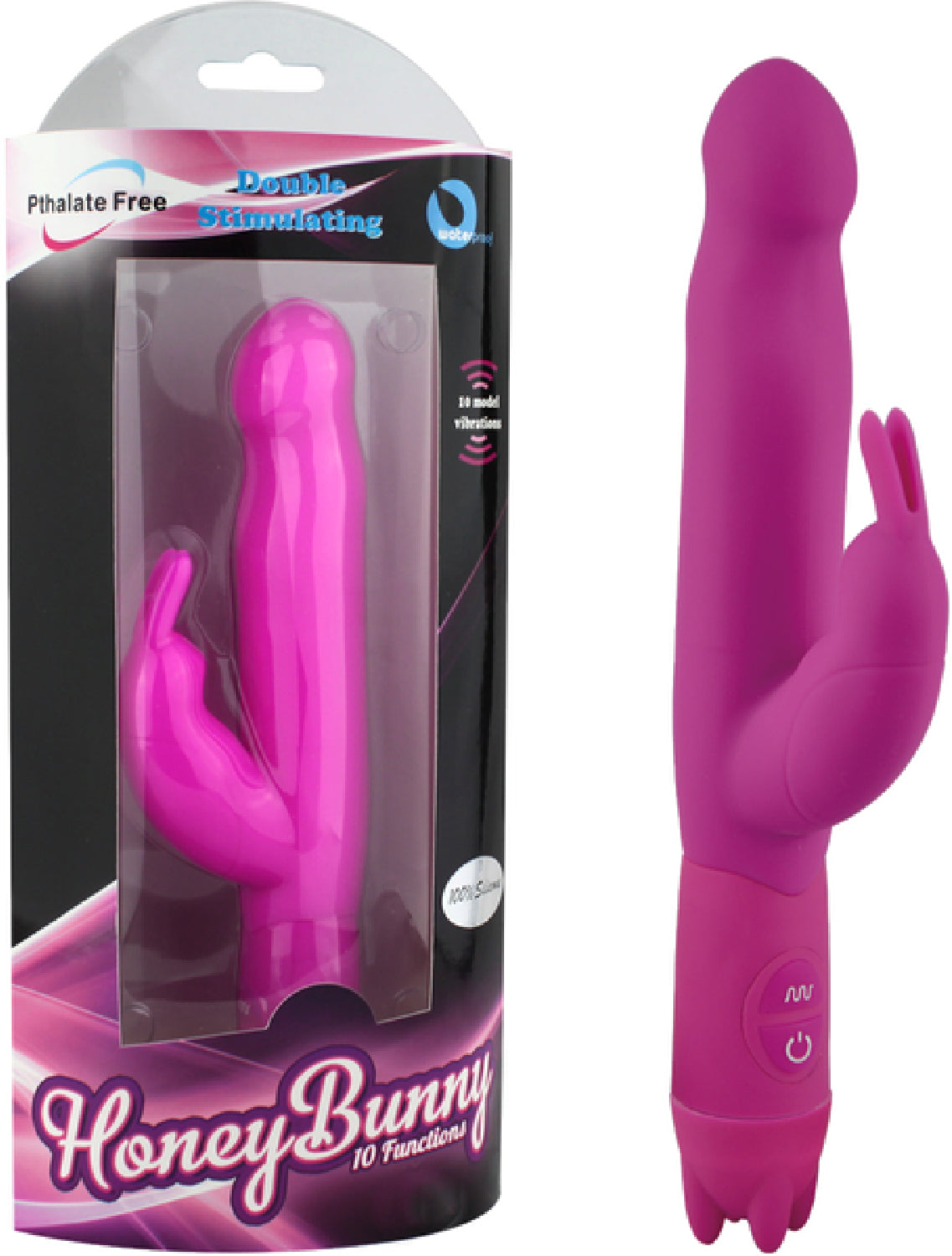 Honey Bunny 10 Function Double Stimulating Rabbit Vibe - Club X