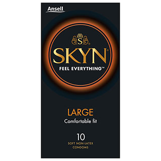 Lifestyles Hc Skyn Large Soft Non-Latex Condoms (10 Pk)  - Club X