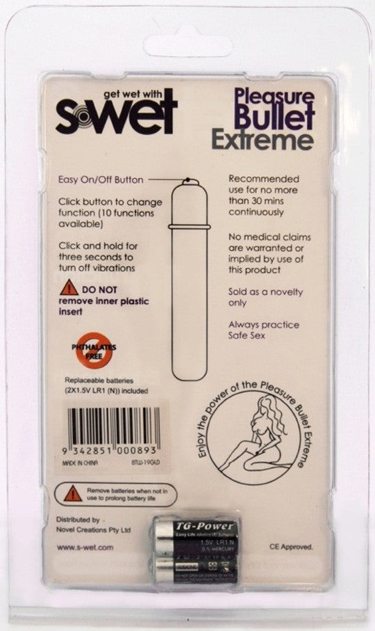 Swet Pleasure Bullet Extreme - Club X