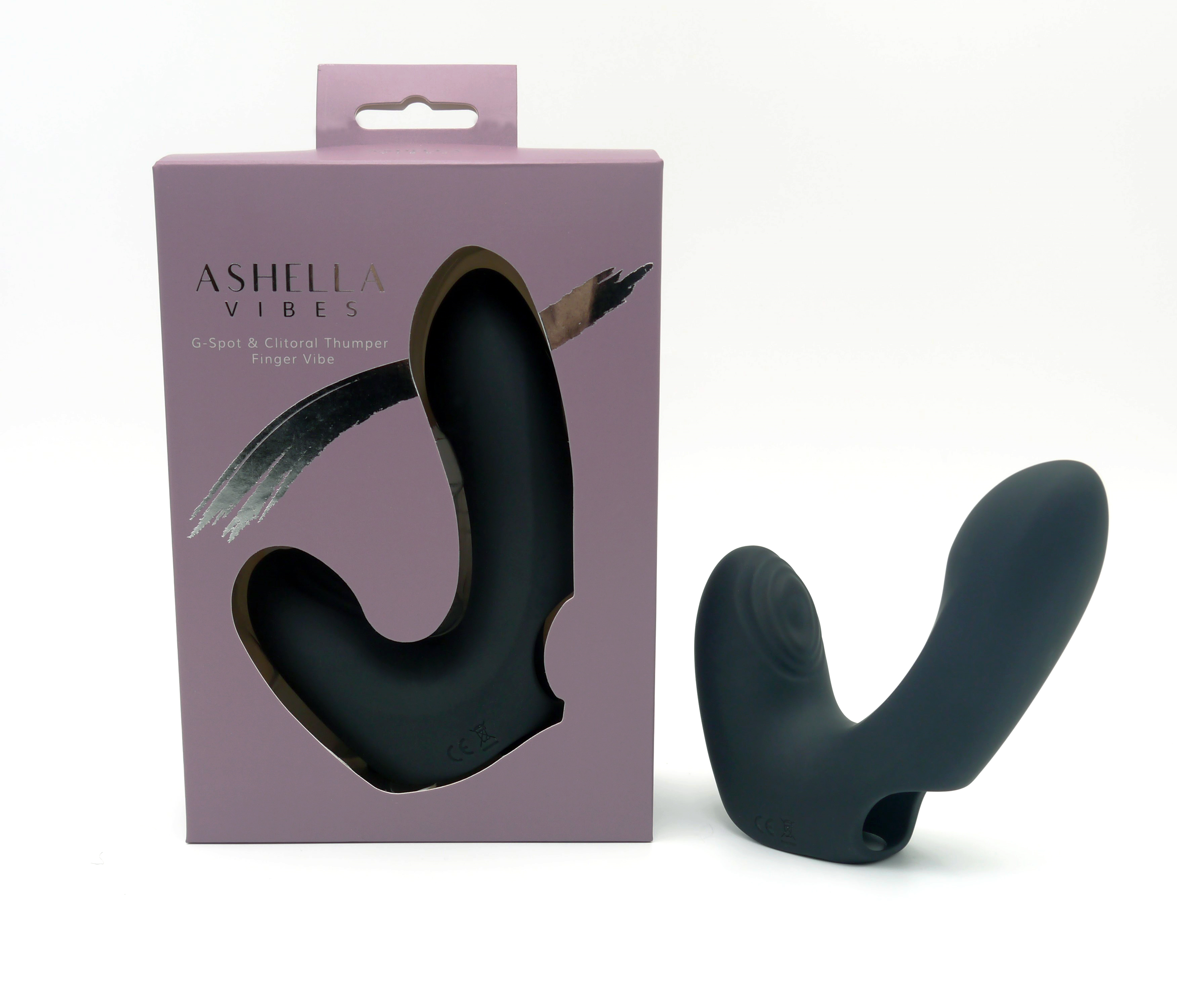 Ashella Vibes G-spot Clitoral Thumper Finger Vibe Stimulator Vibrator - Club X