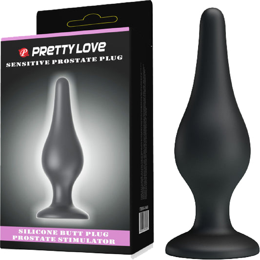 Pretty Love Sensitive Prostate Plug (Black) Default Title - Club X