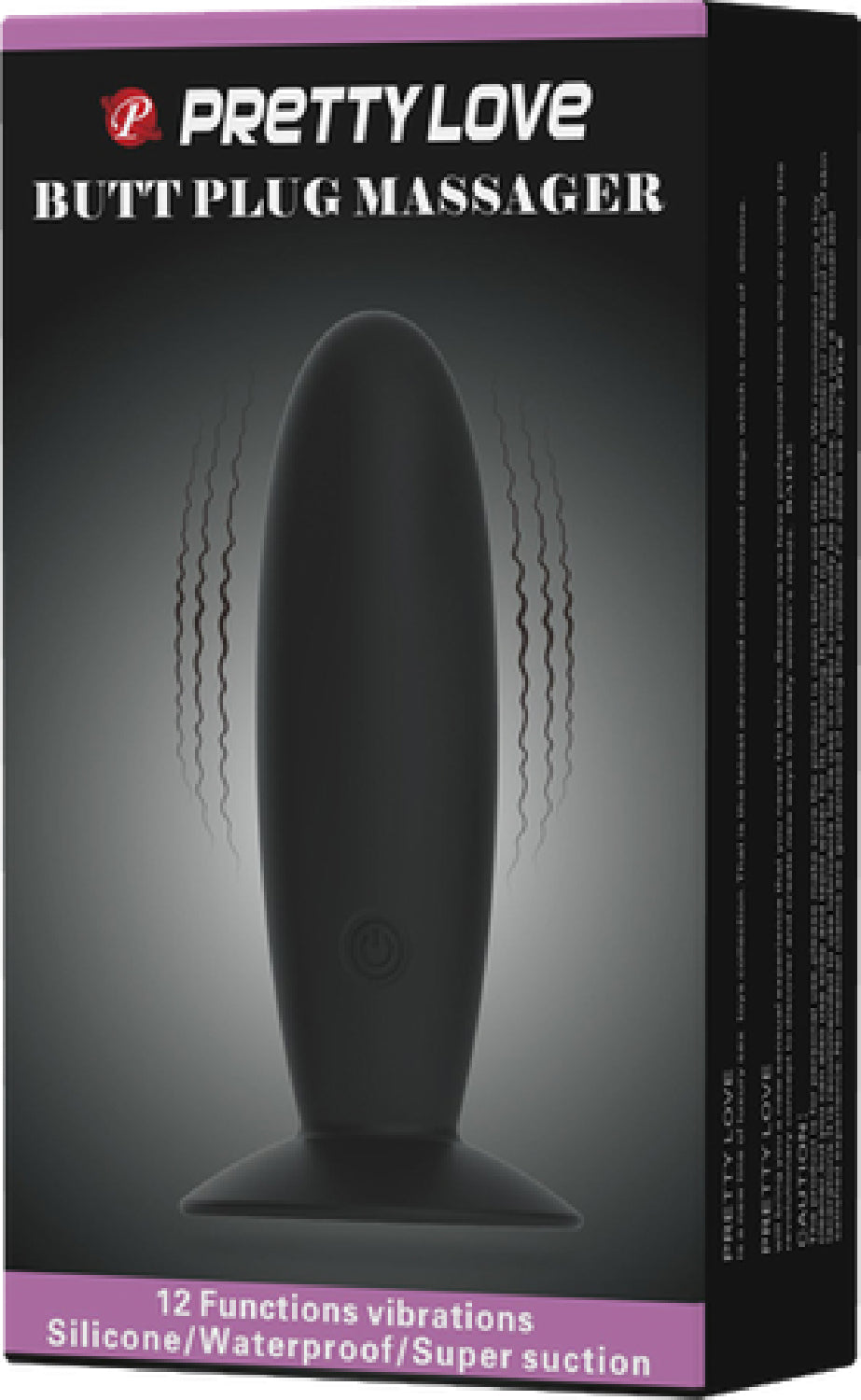 Butt Plug Massager (Black) Default Title - Club X