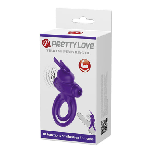 Pretty Love Vibrant Penis Ring Iii - Purple Default Title - Club X