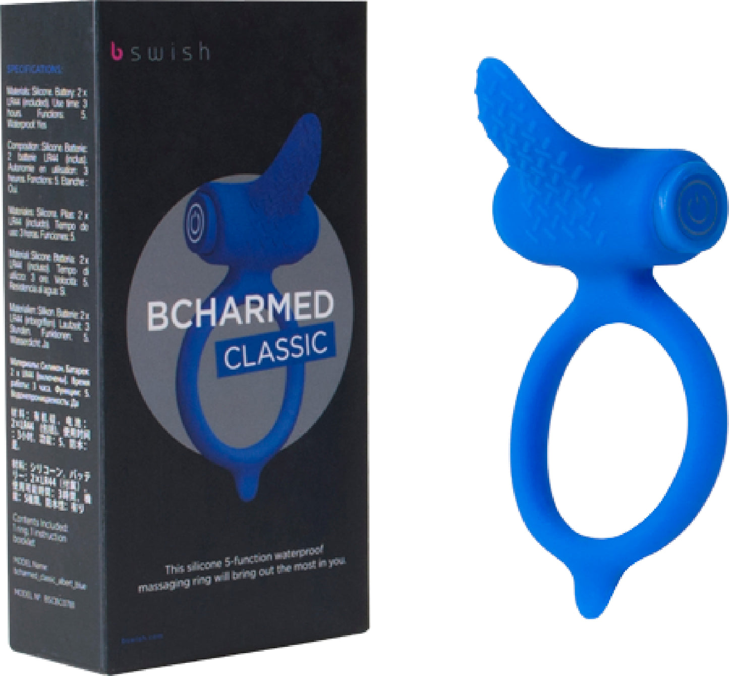BCHARMED - Classic Cock Ring - Albert Blue Blue - Club X