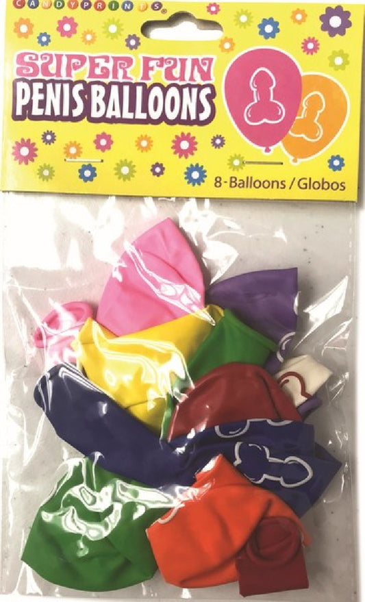 Super Fun Penis Party Balloons (8 X Pack) Default Title - Club X