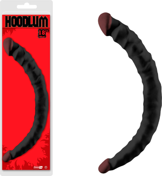 Hoodlum 18" Double Dong Black - Club X