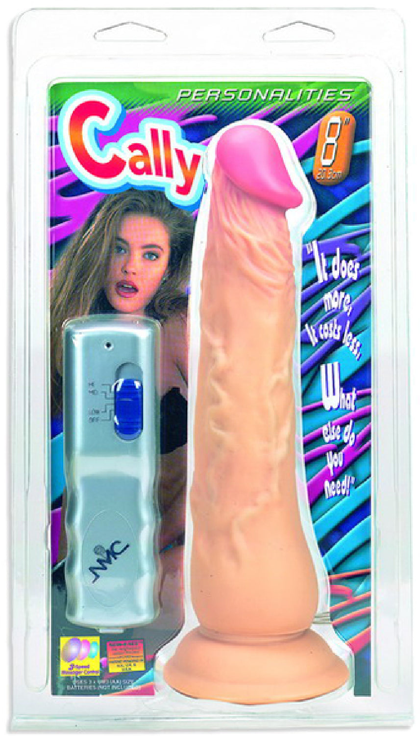 Vibrating Cally Dong 8" With Suction Cup Default Title - Club X