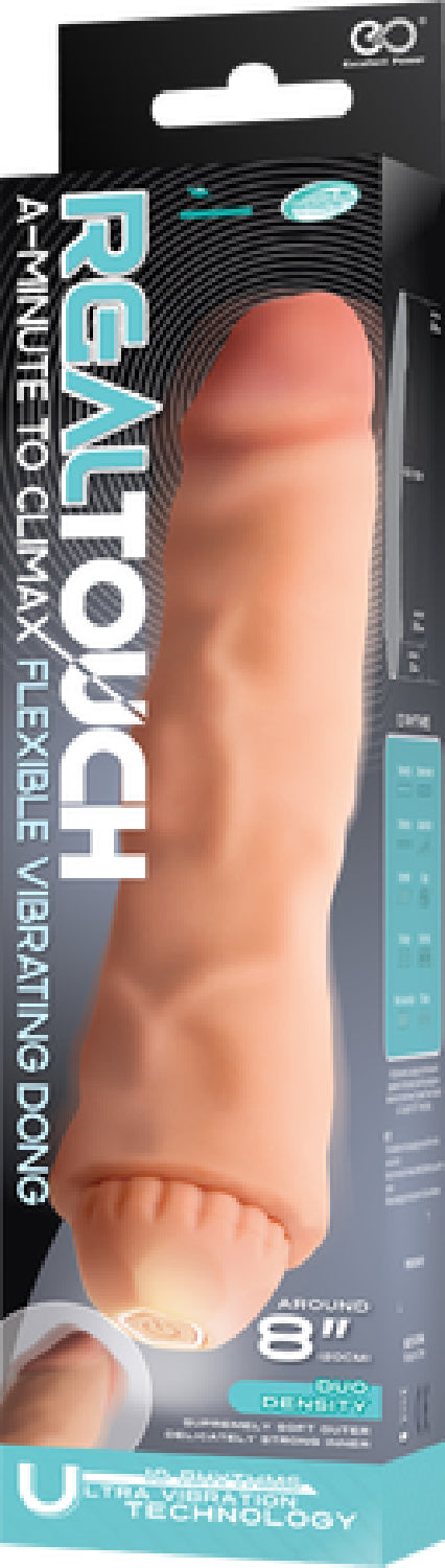 Flexible Vibrating Dong 8" (Flesh) Default Title - Club X
