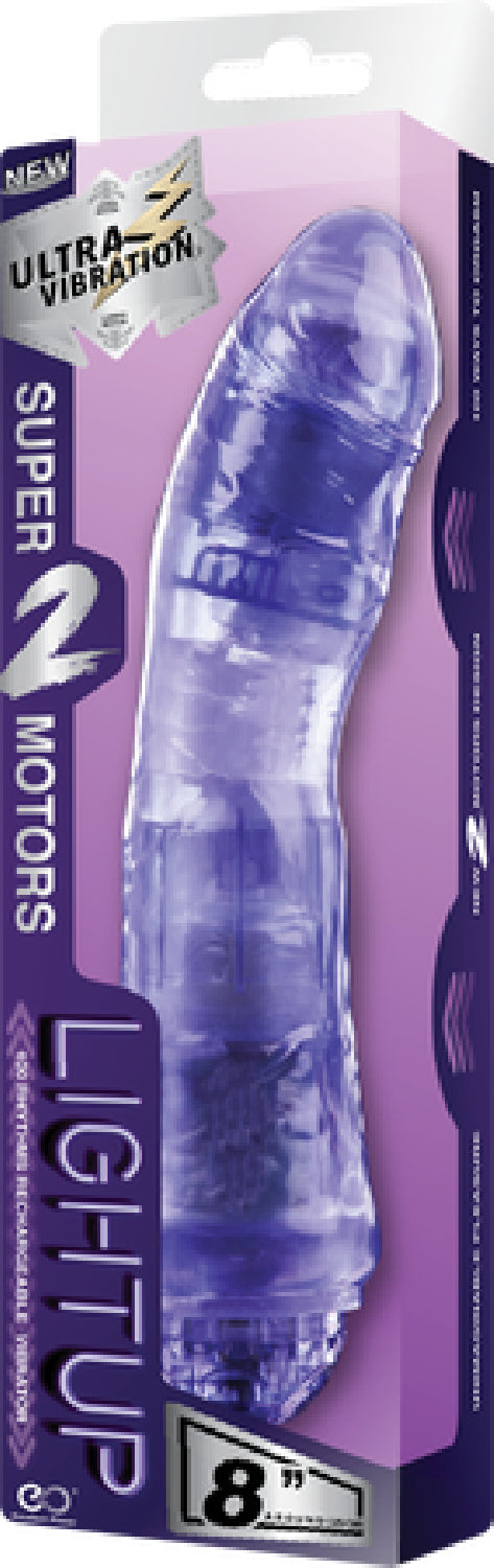 Rechargeable Vibrator 8" Purple - Club X