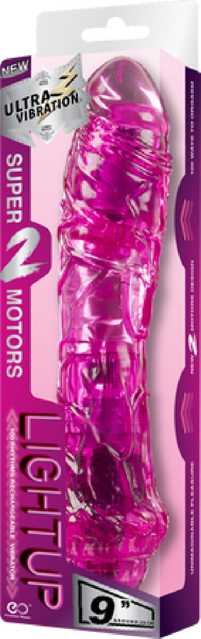 Rechargeable Vibrator 9" Pink - Club X