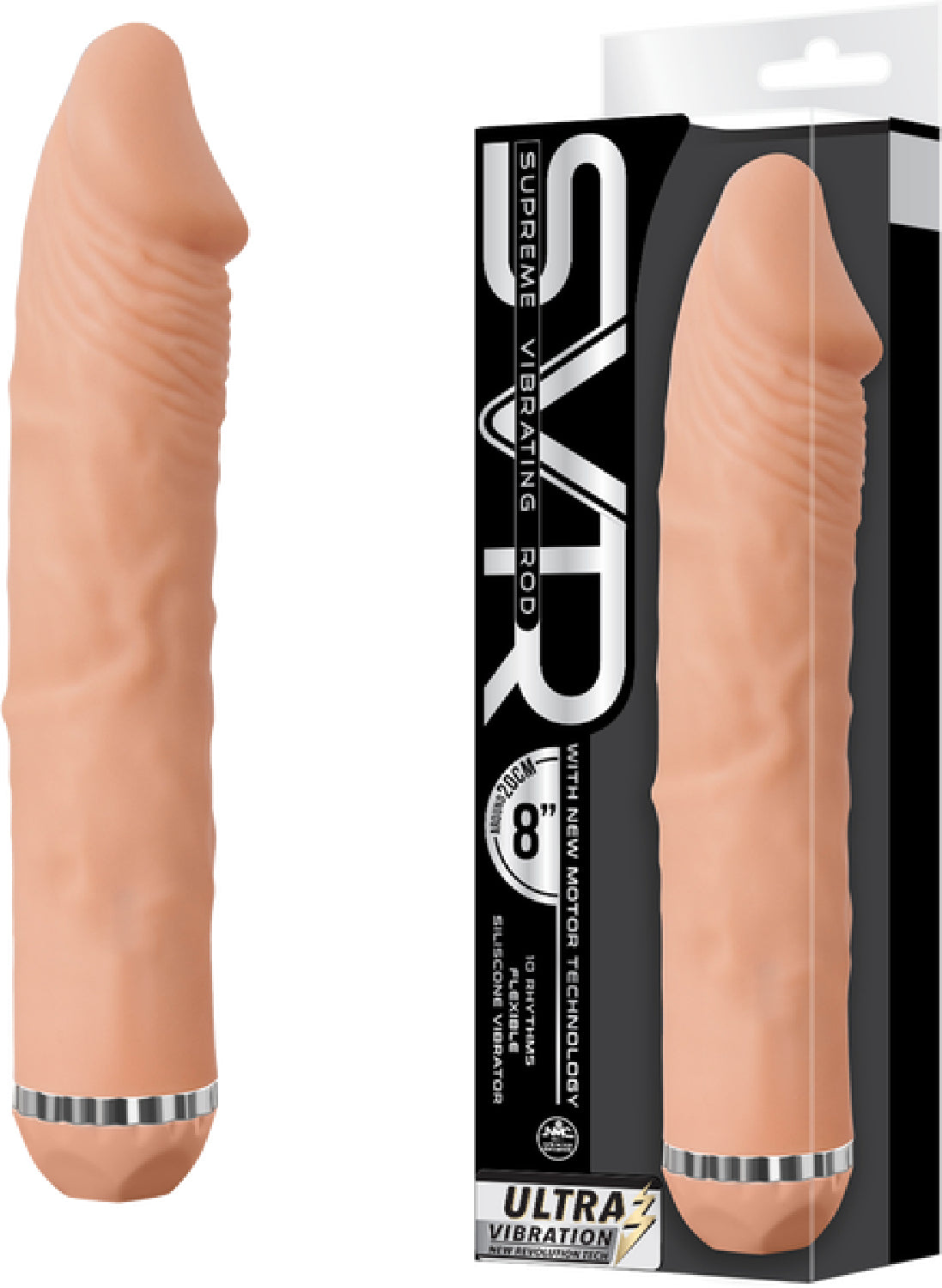 8" Vibrator (Flesh) Default Title - Club X